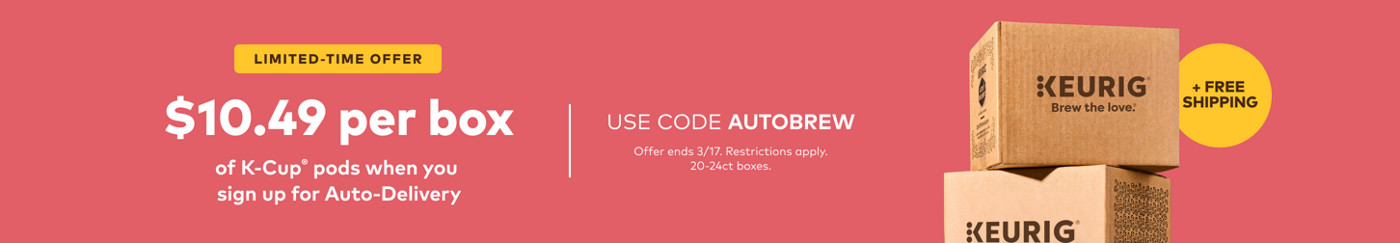 $10.49 for your first auto-delivery order