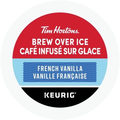 Tim Hortons Infusé sur Glace Vanille Française