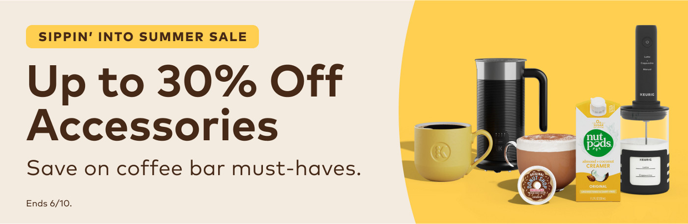 up to 30% off keurig accessories