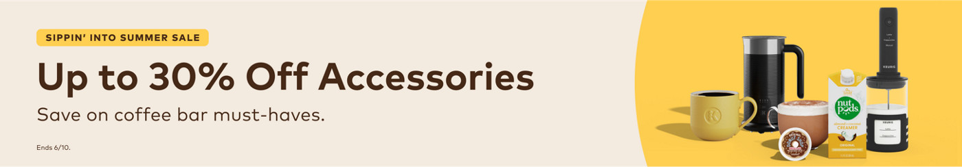 up to 30% off keurig accessories