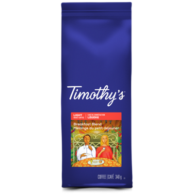 Timothy's® Mélange Du Petit Déjeuner Torréfaction Légère Café Moulu 