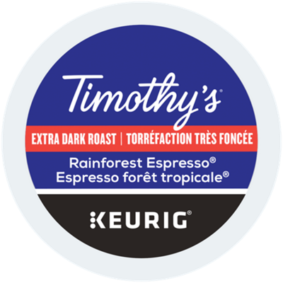 Timothy's Rainforest Espresso Extra Dark Roast Coffee