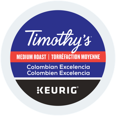 Timothy's Colombian Excelencia Medium Roast Coffee