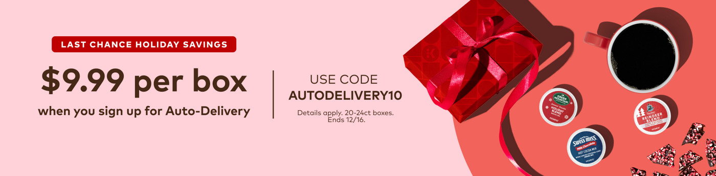 $9.99 for your first auto-delivery order