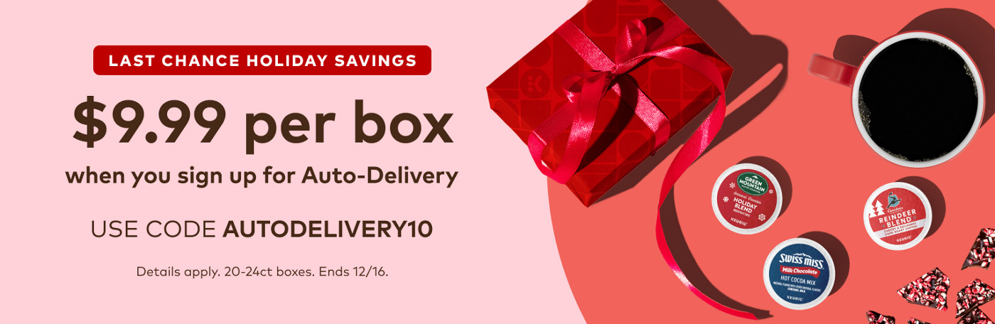$9.99 for your first auto-delivery order