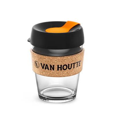 Tasse en verre avec liège Van Houtte®