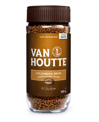 Van Houtte® Café Colombien de Torréfaction Légère instantané