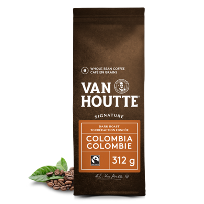 Van Houtte Café Colombie Collection Signature de la Torréfacation Foncée en Grains