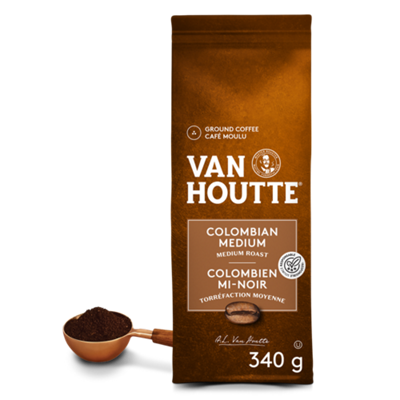 Van Houtte Colombien de Torréfaction Moyenne Café Moulu 