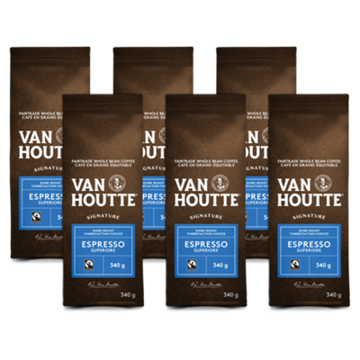 Van Houtte café Espresso Superiore Signature de torréfaction foncée en grains