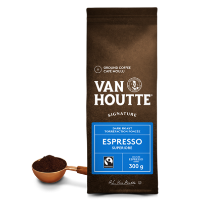 Van Houtte café en grains Espresso superiore signature de torréfaction foncée