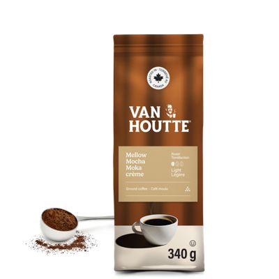 Van Houtte Café Moka Crème de Torréfaction Légère Moulu