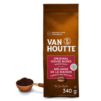 Van Houtte Café Mélange de la Maison de Torréfaction Moyenne Moulu