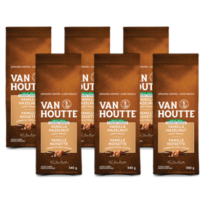 Van Houtte | Vanilla Hazelnut Decaf Ground Coffee | Keurig.ca
